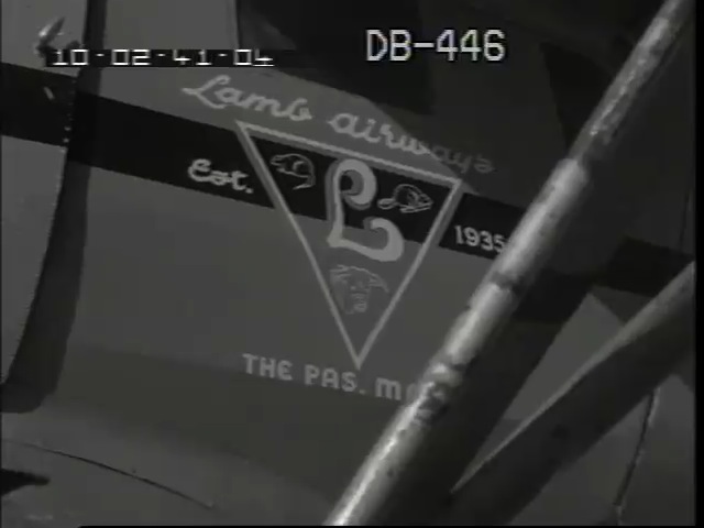 1960 - NFB film clips of The Pas, Manitoba and Lamb Airways. Loading supplies into Norseman aircraft.